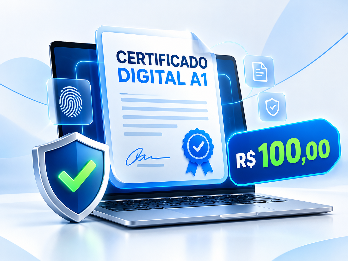 Certificado A1 com validade de 12 meses