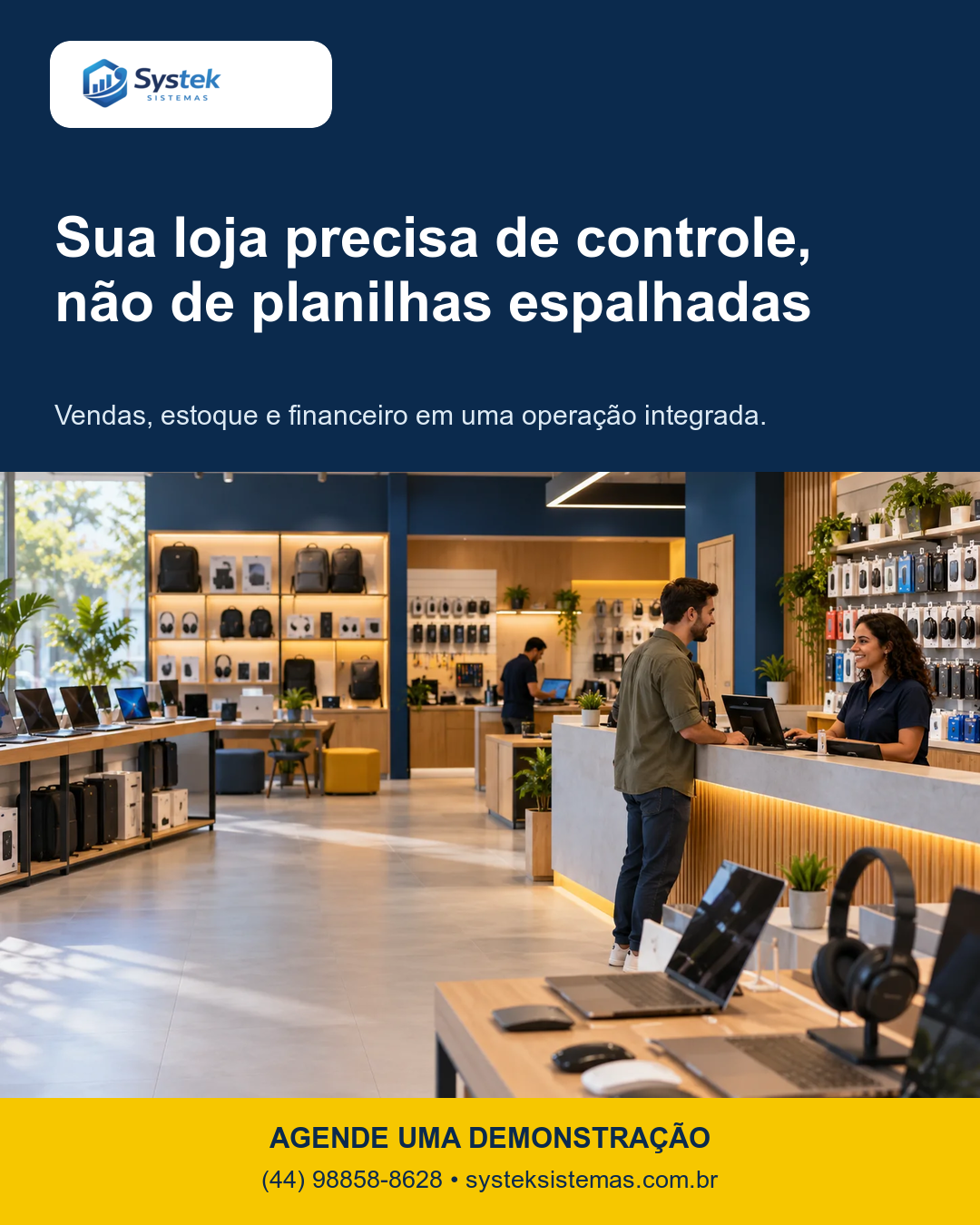 Como escolher um sistema para pequeno comércio